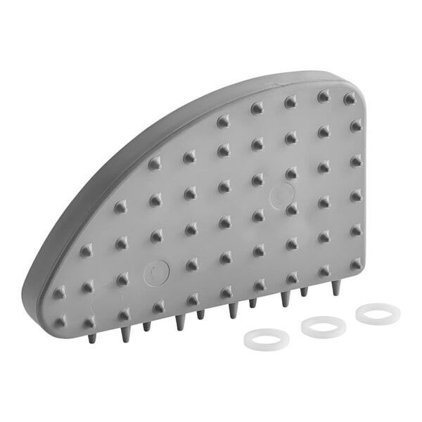 A grey plastic Hobart grip with small spikes.