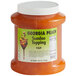 A container of I. Rice Georgia Peach Sundae Topping.